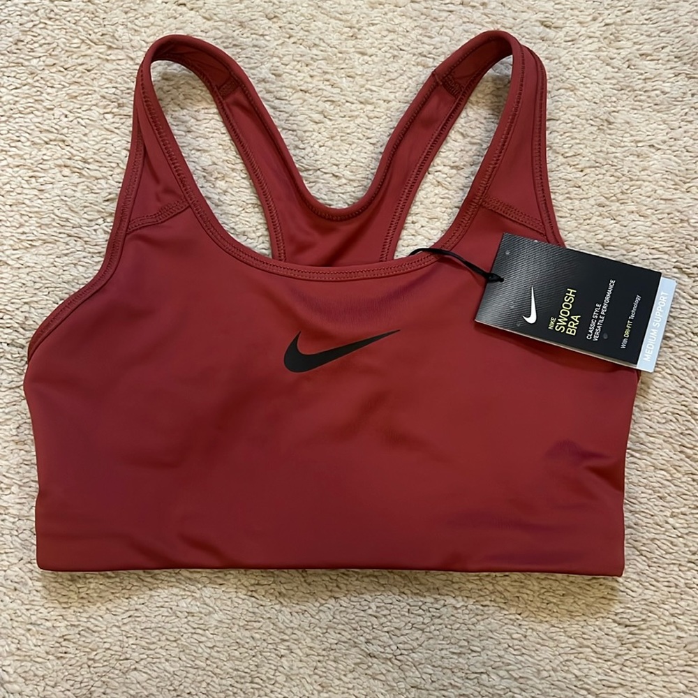 Nike Swoosh Bra - Pink - Size Small - Medium Support - NWT New with tags